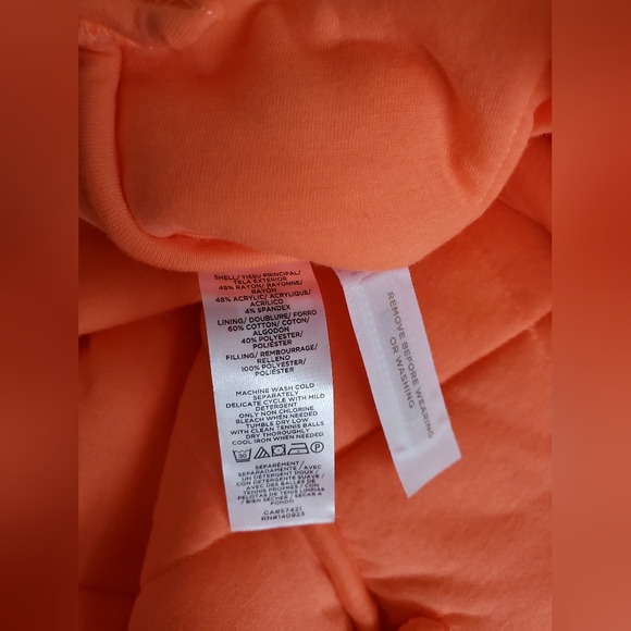 Lou & Grey Signature Soft Coral Pink Quilted Vest Size M Boho Chic Classic - Picture 6 of 12